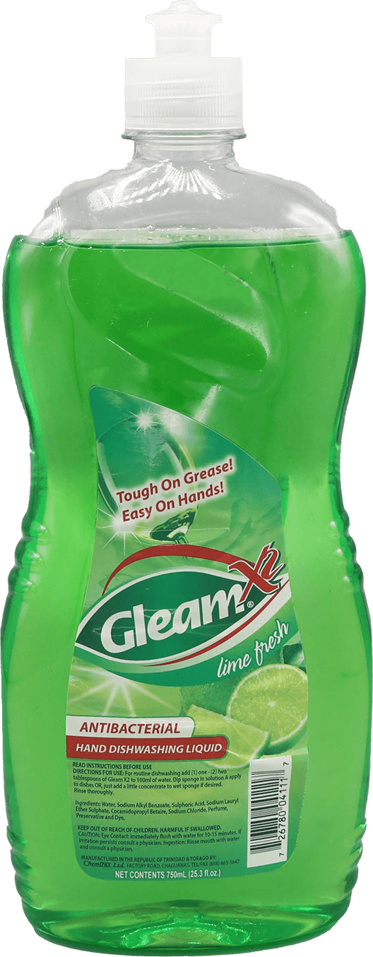 Gleam Dishwashing Liquid Lime